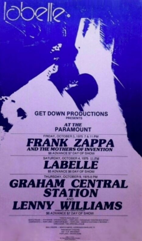 03/10/1975Paramount Northwest theater, Portland, OR